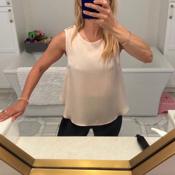 rag & bone Tops - Sleeveless pink silk blouse
